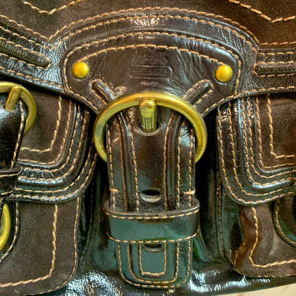 Coach Legacy Garcia Y2K Shoulder Bag Purse EUC